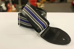 Empire Guitars Accessories Souldier Blueray Guitar Strap Black Ends *Free Shipping In The USA*