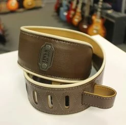 Empire Guitars Levy's Reversible Brown Vinyl Guitar Strap M26VCP-BRN-MUS *Free Shipping In The USA*