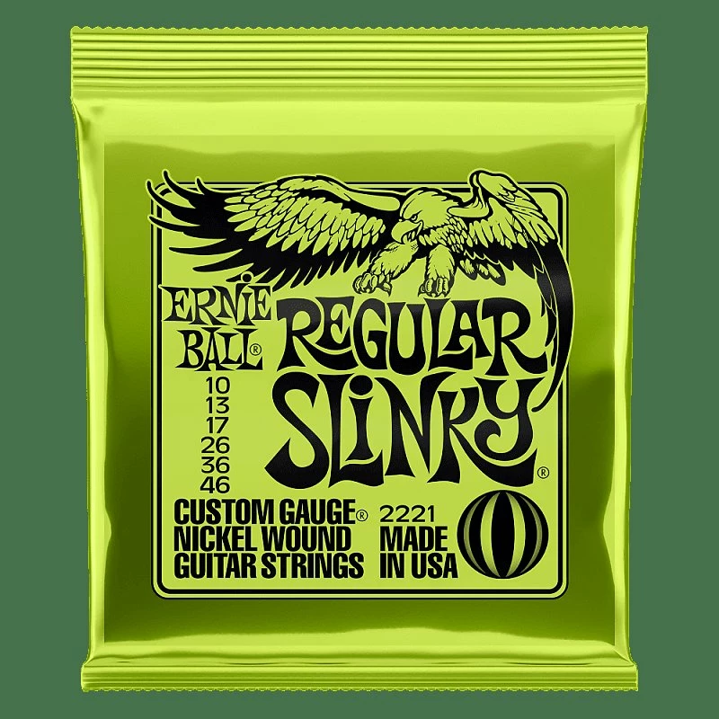 Buy 💯 Empire Guitars Accessories Ernie Ball 2221 Regular Slinky Electric Guitar Strings, .010 - .046 😉 1 Empire Guitars Accessories Ernie Ball 2221 Regular Slinky Electric Guitar Strings, .010 - .046