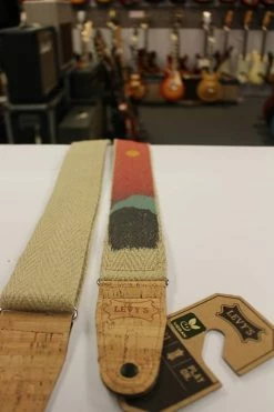Empire Guitars Accessories Levy's Sunset Hemp Natural Vegan Guitar Strap MH8P-003 *Free Shipping In The USA*