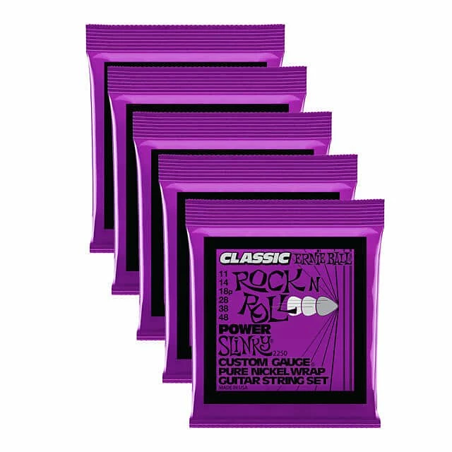 Discount 🛒 Empire Guitars Ernie Ball 2250 Classic Power Slinky Pure Nickel Guitar Strings 11-48 5 Pack *Free Shipping In The US* 👍 1 Empire Guitars Ernie Ball 2250 Classic Power Slinky Pure Nickel Guitar Strings 11-48 5 Pack *Free Shipping In The US*