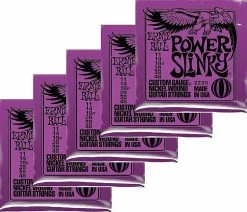 Empire Guitars Ernie Ball 2220 Power Slinky Electric Guitar Strings, .011 - .048-- 5 Pack *Free Shipping In The US* Accessories
