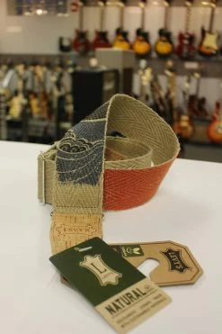 Empire Guitars Levy's Island Hemp Natural Vegan Guitar Strap MH8P-001 *Free Shipping In The USA*