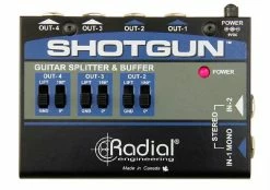Radial Engineering Effects NEW! Radial Shotgun Instrument Signal Splitter & Buffer *Free Shipping In The USA*