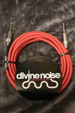 Empire Guitars Divine Noise 15ft Instrument Cable ST-ST Red (Straight-Straight) *Free Shipping In The USA*