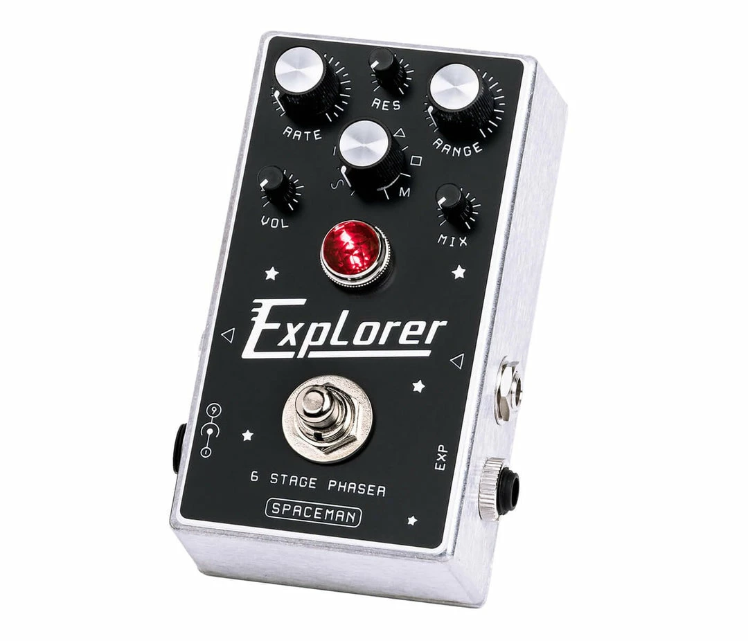 Brand new ๐ Empire Guitars Spaceman Effects Explorer 6 Stage Phaser Silver *Free Shipping In The USA* โญ 1 Empire Guitars Spaceman Effects Explorer 6 Stage Phaser Silver *Free Shipping In The USA*