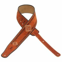 Empire Guitars Levy's MSS3EP-003 Hand Brushed Suede 2.5" Guitar Strap *Free Shipping In The USA*