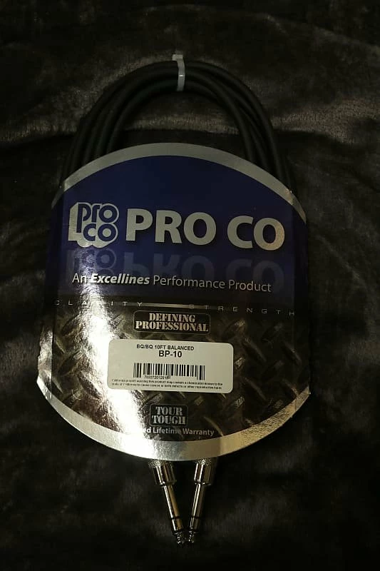 Coupon 😀 Pro Co BQ/BQ 10ft BP-10 Balanced Cable *Free Shipping In The US* Accessories 🎉 1 Pro Co BQ/BQ 10ft BP-10 Balanced Cable *Free Shipping In The US* Accessories