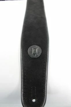 Empire Guitars Levy's 4" Black Suede Guitar/Bass Strap W/ Brown Suede Back MSSB3-4-BLK *Free Shipping In The USA*