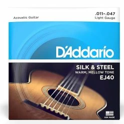 Empire Guitars D'Addario EJ40 Silk & Steel Folk Guitar Strings