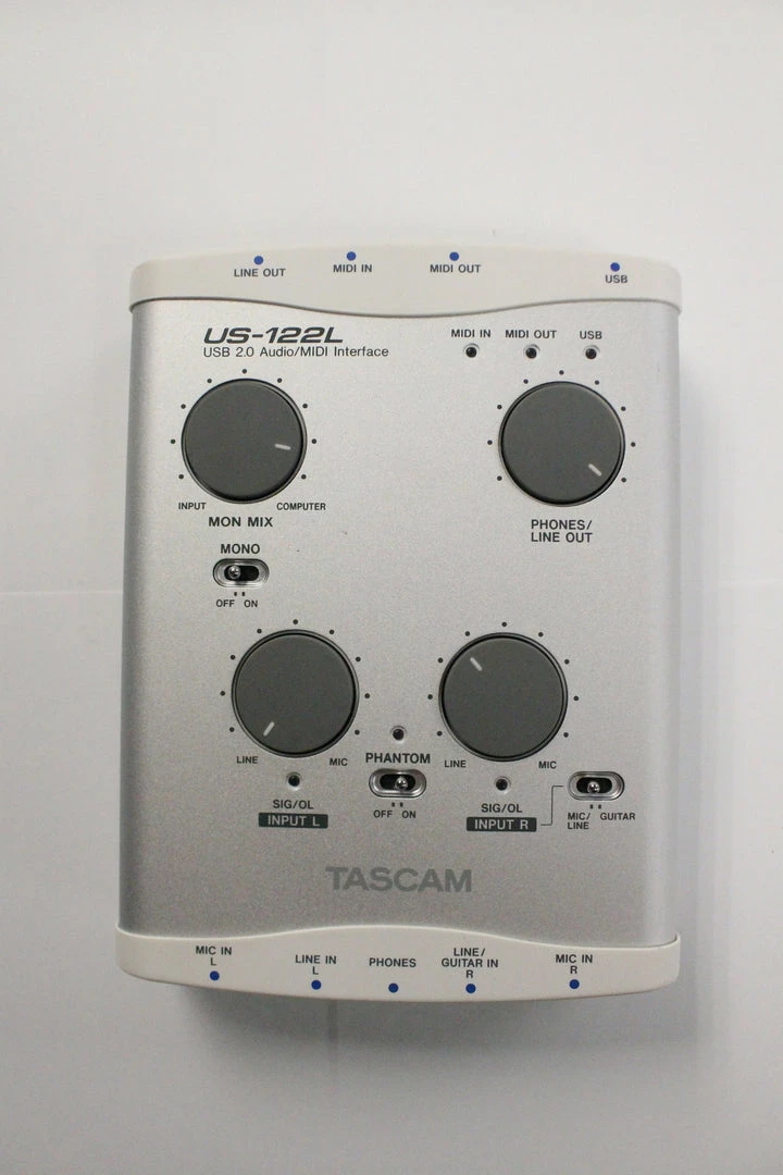 Promo ❤️ Empire Guitars Accessories Tascam US-122L USB 2.0 Audio/MIDI Interface Used ❤️ 1 Empire Guitars Accessories Tascam US-122L USB 2.0 Audio/MIDI Interface Used