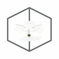 Empire Guitars Barefoot Buttons Clear Acrylic Skirtless 18-V1-SK-CR Accessories