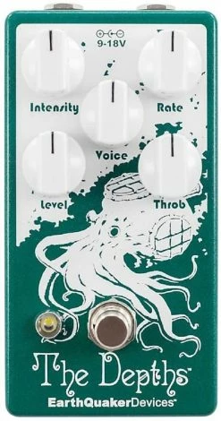 Empire Guitars EarthQuaker Devices The Depths V2 Analog Optical Vibe Machine *Free Shipping In The USA*
