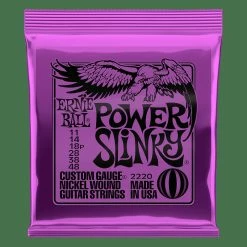 Empire Guitars Ernie Ball 2220 Power Slinky Electric Guitar Strings, .011 - .048 Accessories