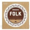 Empire Guitars D'Addario EJ33 Folk Nylon Guitar Strings Ball End 80/20 Bronze/Clear Nylon Standard Accessories