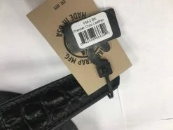 Empire Guitars Accessories LM Products PM-2 Premier Leather Guitar Strap With Crocodile Embossing *Free Shipping In The USA*