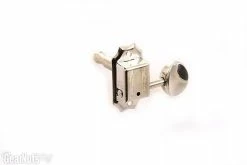 Empire Guitars Accessories Grover 133N Deluxe Guitar Machine Heads, Vintage, Nickel, 3 Per Side, Package Of 6