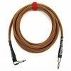Empire Guitars Rattlesnake 10' Straight To Angled Copper Instrument Cable *Free Shipping In The USA*