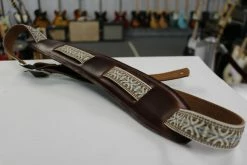 Empire Guitars Souldier "Laredo Tundra" Leather Saddle Guitar Strap *Free Shipping In The USA*