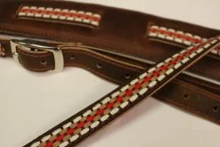 Empire Guitars Souldier "Ladder" Leather Saddle Guitar Strap *Free Shipping In The USA*
