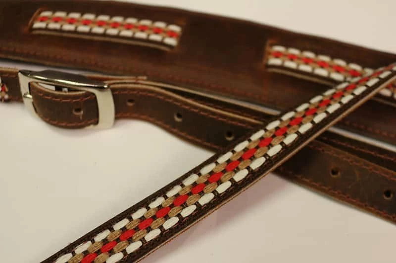 Cheap 🔥 Empire Guitars Souldier "Ladder" Leather Saddle Guitar Strap *Free Shipping In The USA* 👍 2 Empire Guitars Souldier "Ladder" Leather Saddle Guitar Strap *Free Shipping In The USA*