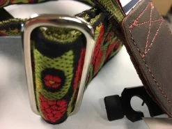 Empire Guitars Souldier Owls Olive Guitar Strap With Dark Brown Leather Ends *Free Shipping In The USA*