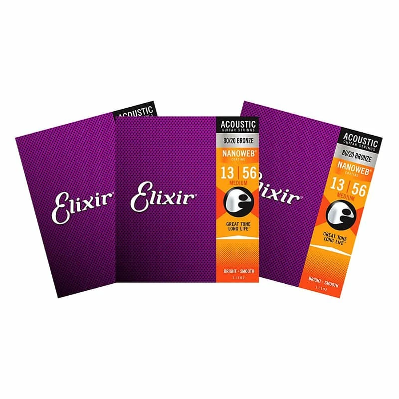 Coupon โจ Empire Guitars Accessories Elixir Acoustic Strings Medium Nanoweb ๐งฅ Coating 11102 (.013-.056) -3 Packs *Free Shipping In The USA* ๐ 1 Empire Guitars Accessories Elixir Acoustic Strings Medium Nanoweb Coating 11102 (.013-.056) -3 Packs *Free Shipping In The USA*