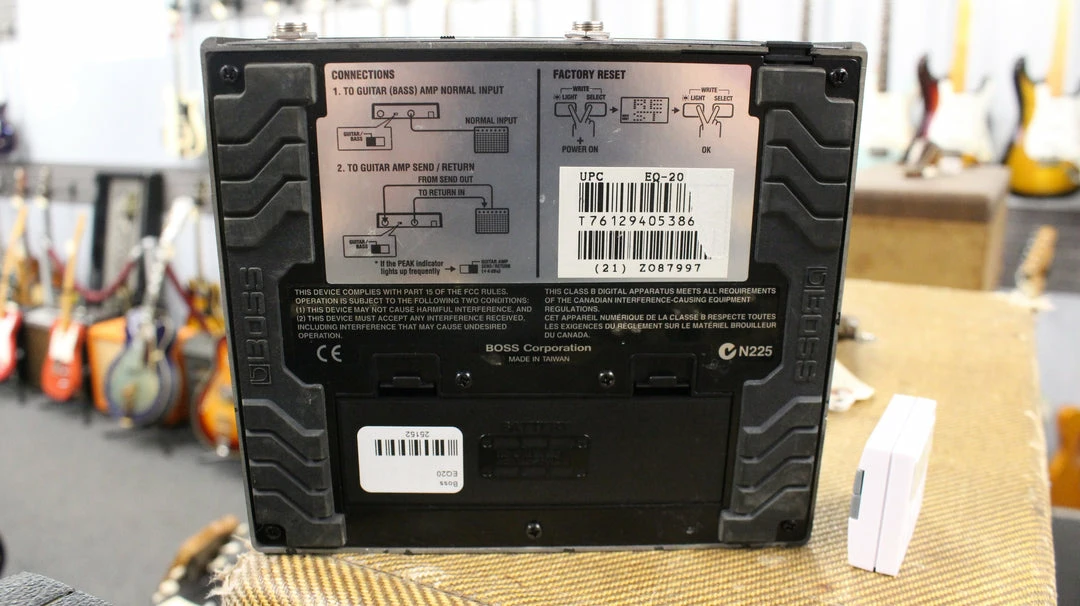 Cheapest 😍 Boss EQ-20 Graphic Equalizer Used 🛒 2 Boss EQ-20 Graphic Equalizer Used