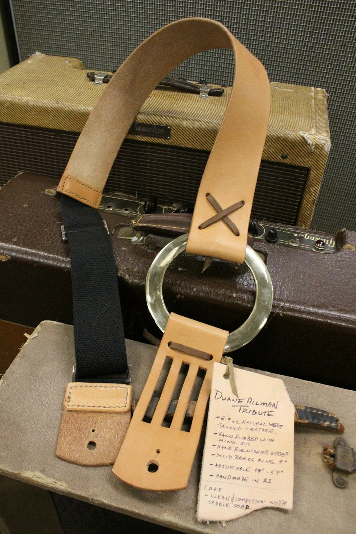 Hot Sale ๐ Empire Guitars Accessories Cheesecake Leather Duane Allman Tribute Guitar Strap ๐ 1 Empire Guitars Accessories Cheesecake Leather Duane Allman Tribute Guitar Strap