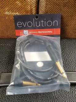 Empire Guitars Pro Co Evolution EVLGCLN-5 TS-TS Angled To Straight Instrument Cable *Free Shipping In The USA*