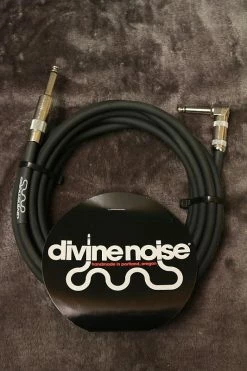 Empire Guitars Accessories Divine Noise 15ft Instrument Cable ST-RA (Straight-Right Angle) Black *Free Shipping In The USA*