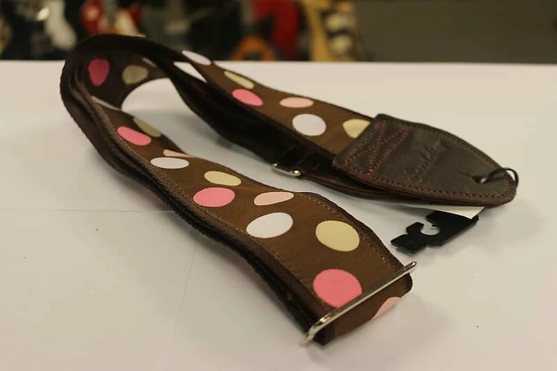 Cheapest ๐ฏ Empire Guitars Souldier Guitar Strap Polka Dots Pink Brown Leather Ends *Free Shipping In The USA* Accessories ๐ฅ 2 Empire Guitars Souldier Guitar Strap Polka Dots Pink Brown Leather Ends *Free Shipping In The USA* Accessories