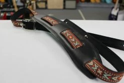 Empire Guitars Souldier Seneca Leather Saddle Strap With Black Leather Pad *Free Shipping In The USA* Accessories