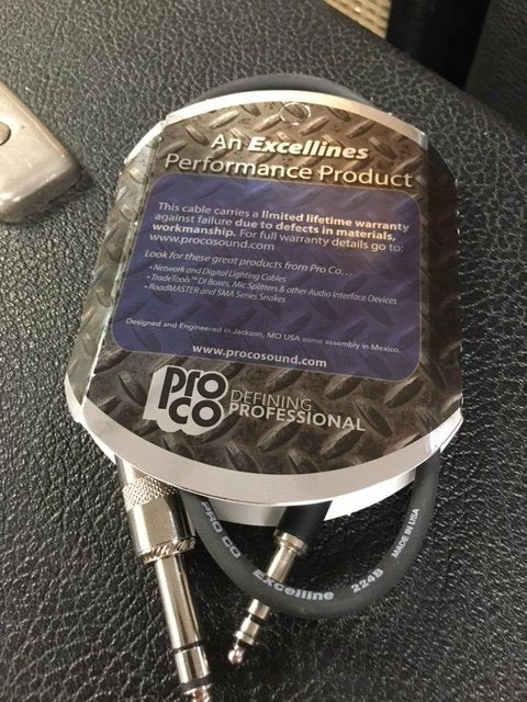 Flash Sale ๐งจ Pro Co Sound TTBQ-2 ShowSavers Neutrik Tiny Tip Male Bantam Tiny Tip To 1/4" Stereo Phone Male TRS Cable - 2' ๐ฅฐ 4 Pro Co Sound TTBQ-2 ShowSavers Neutrik Tiny Tip Male Bantam Tiny Tip To 1/4" Stereo Phone Male TRS Cable - 2'