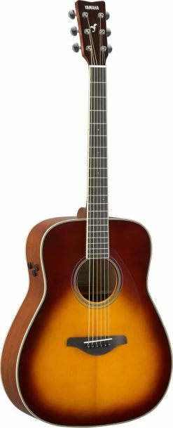 Yamaha FS-TA BS Brown Sunburst TransAcoustic *Free Shipping In The USA*