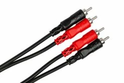 Empire Guitars Accessories Hosa Dual RCA - Dual RCA Stereo Interconnect Cables 2 Meters Long