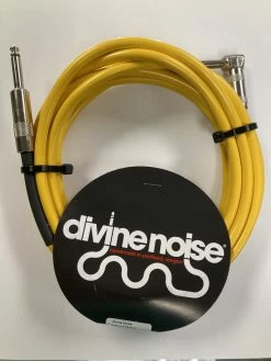 Empire Guitars Accessories Divine Noise 15ft Instrument Cable (Straight - Right) Yellow *Free Shipping In The USA*