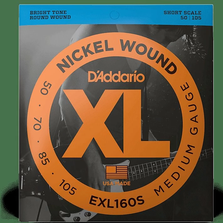 Buy 💯 Empire Guitars Accessories D'Addario EXL160S Nickel Wound Short Scale Bass Guitar Strings, Medium Gauge 🔔 1 Empire Guitars Accessories D'Addario EXL160S Nickel Wound Short Scale Bass Guitar Strings, Medium Gauge