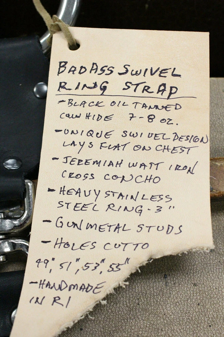 Flash Sale 🌟 Empire Guitars Cheesecake Leather Badass Swivel Ring Guitar Strap ⭐ 2 Empire Guitars Cheesecake Leather Badass Swivel Ring Guitar Strap