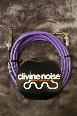 Empire Guitars Accessories Divine Noise 15ft Instrument Cable ST-RA (Straight-Right Angle) Purple *Free Shipping In The USA*