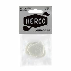 Empire Guitars Accessories Herco Vintage '66 Picks Extra Light Picks, 6 Pack- HEV209