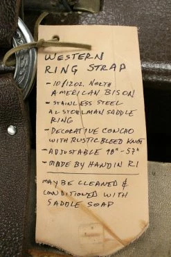 Empire Guitars Cheesecake Leather Western Ring Guitar Strap Accessories