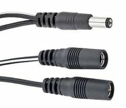 Voodoo Lab PPAV 2.1mm Output Splitter Male-Female/Female Adapter Y-Cable