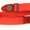 Empire Guitars Accessories Levy's MSSC8-RED Cotton Guitar Strap *Free Shipping In The US*