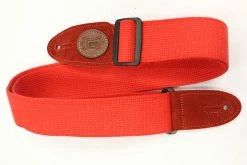 Empire Guitars Accessories Levy's MSSC8-RED Cotton Guitar Strap *Free Shipping In The US*