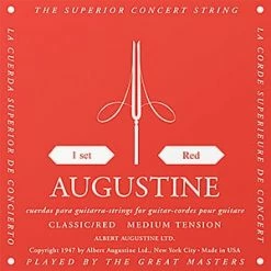 Empire Guitars Accessories Augustine Classic Red Medium Tension Classical Guitar Strings