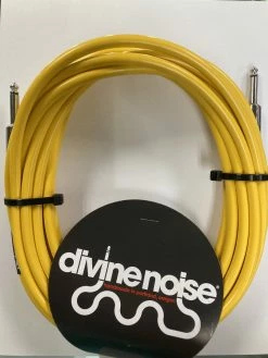 Empire Guitars Divine Noise 25ft Instrument Cable S-S Yellow *Free Shipping In The USA*