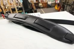 Empire Guitars Souldier Plain Saddle Strap - Black Leather Strap With Black Pad *Free Shipping In The USA*