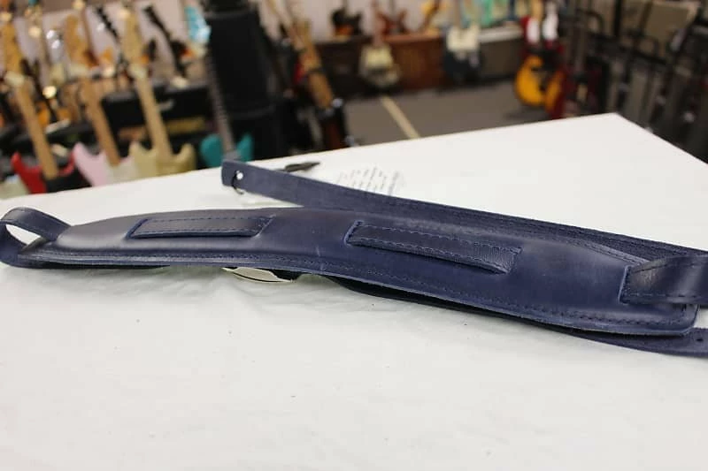 Flash Sale ๐ Empire Guitars Souldier Plain Saddle Strap Blue Leather Strap With Blue Leather Pad *Free Shipping In The USA* Accessories โค๏ธ 1 Empire Guitars Souldier Plain Saddle Strap Blue Leather Strap With Blue Leather Pad *Free Shipping In The USA* Accessories