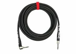 Empire Guitars Accessories Rattlesnake 20' Black Strait To Angle Black Instrument Cable *Free Shipping In The USA*